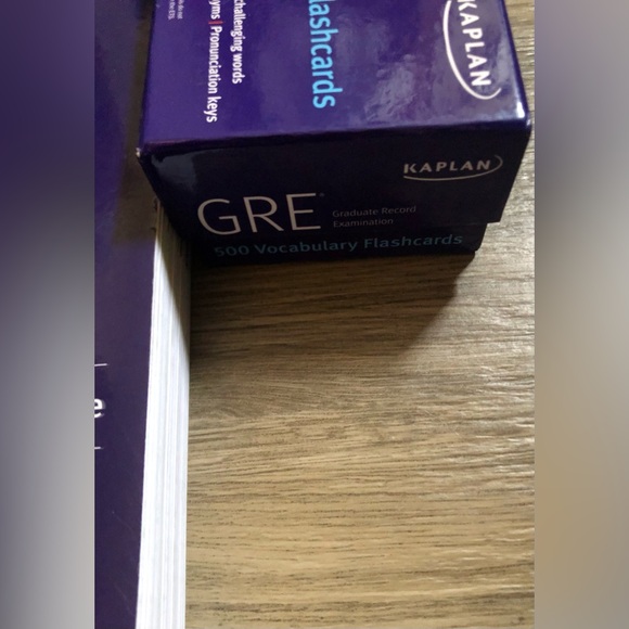 Kaplan GRE Study Book and Flash Cards - Picture 4 of 9